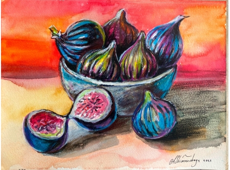 Figs by artist Anastasia Shimanskaya